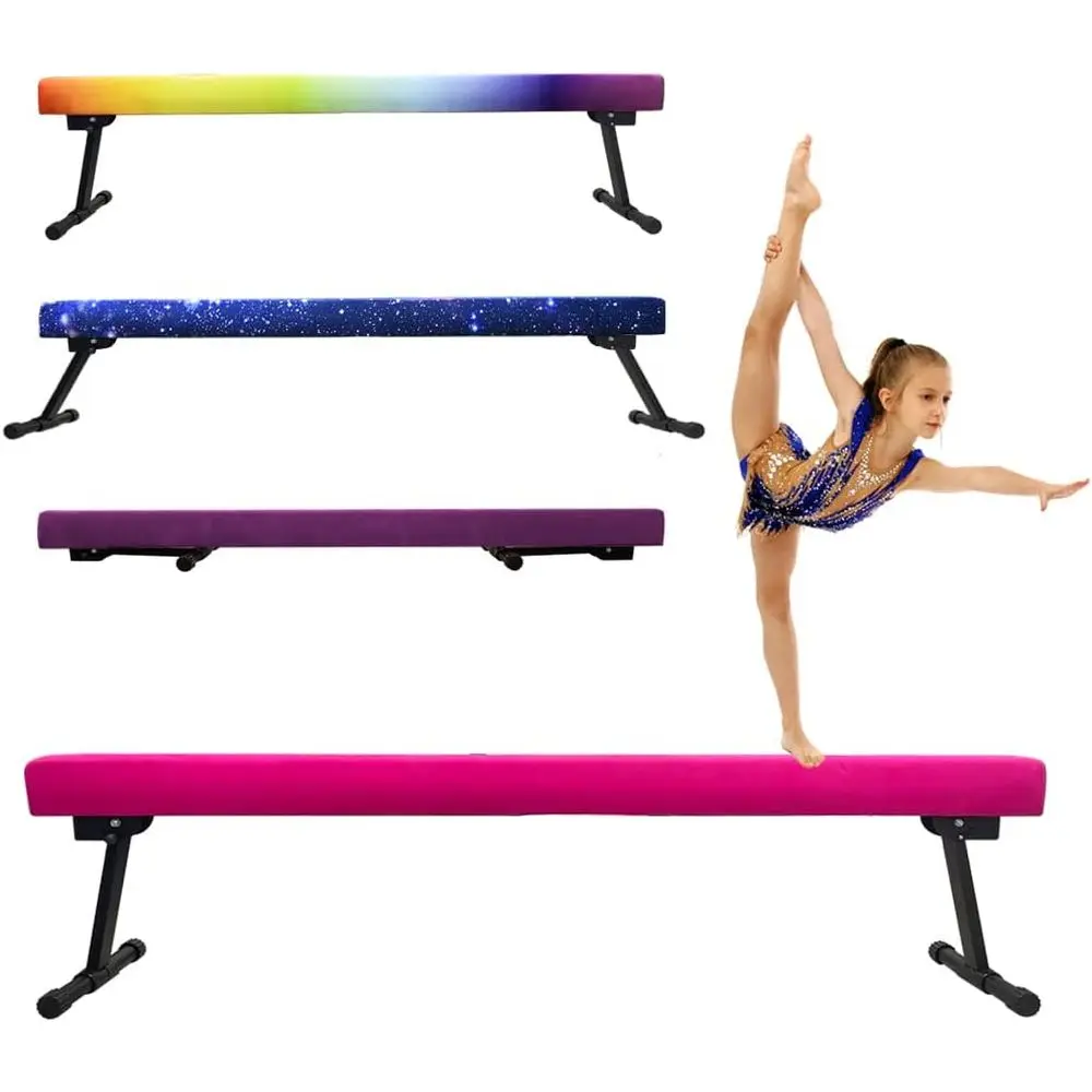 Gymnastics Beam Floor - Adjustable Height Gymnastics Balance Beam for