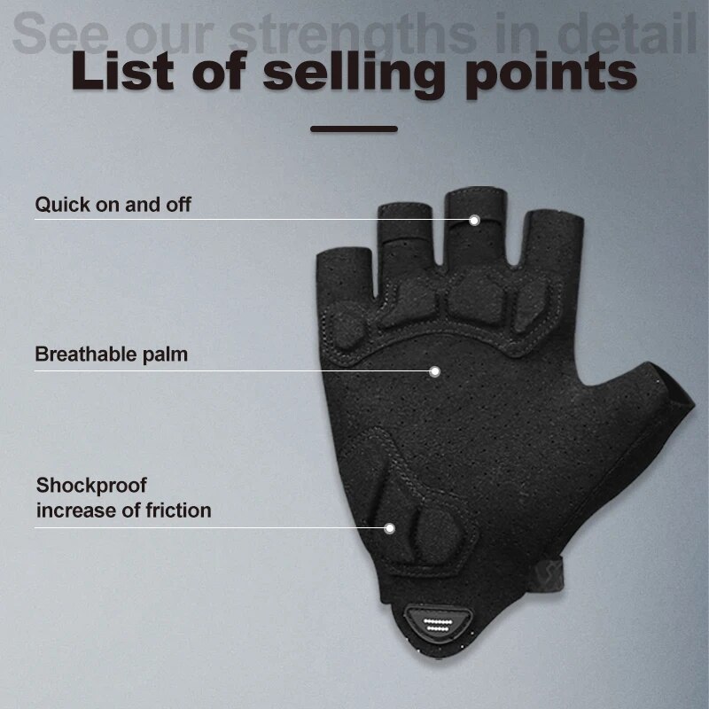X-TIGER Cycling Gloves Half Fi - đánh giá và giá X Sports Equipment