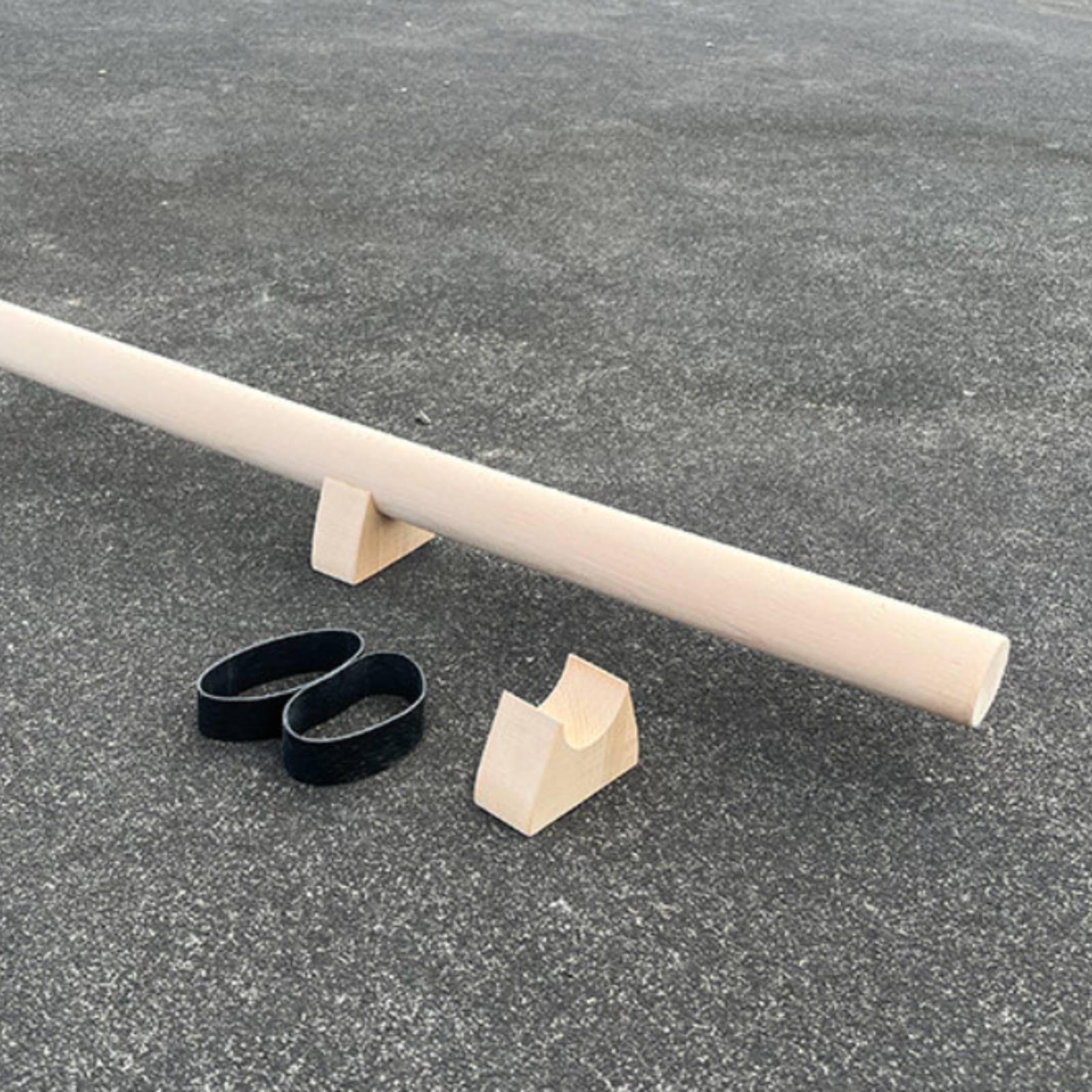 Wooden Balance Beam Cylindrica - đánh giá và giá Gymnastics Beam Floor