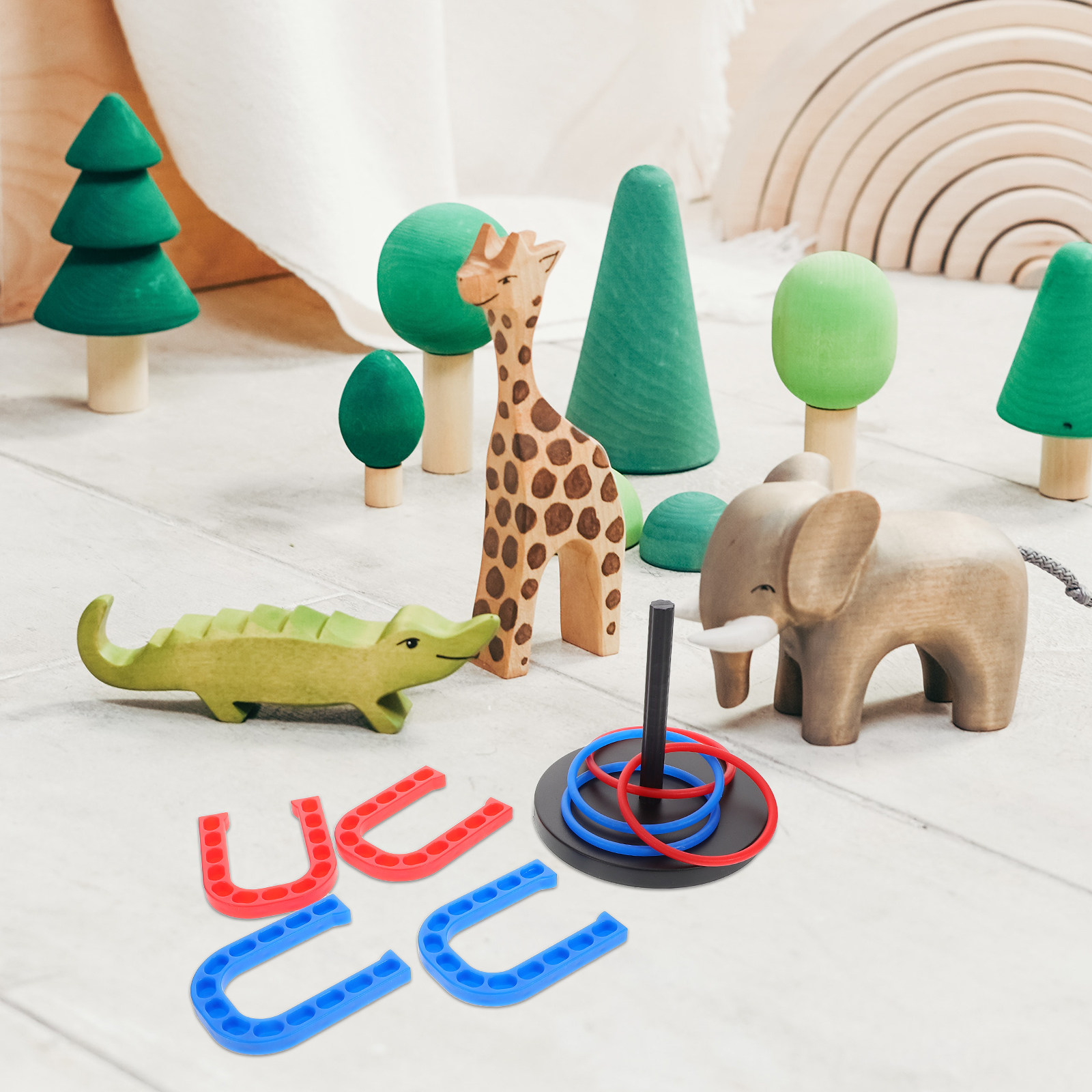 1Set Children Educational Plas - đánh giá và giá Horseshoe Game Set