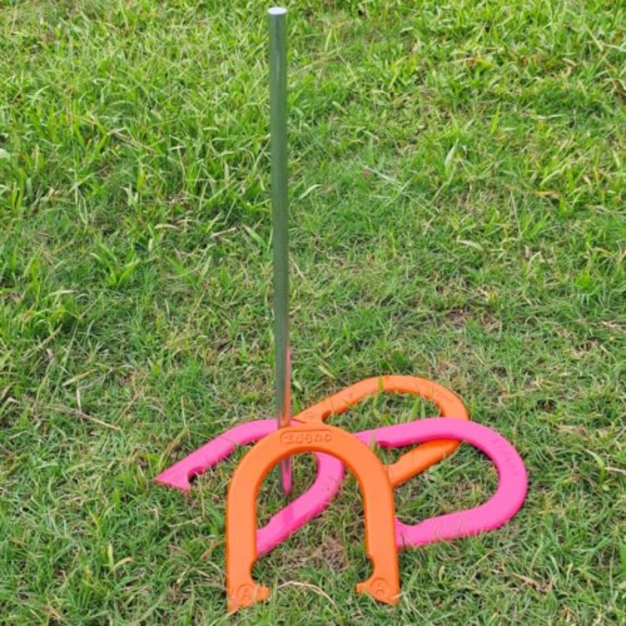 Backyard and beach outdoor gam - đánh giá và giá Horseshoe Game Set