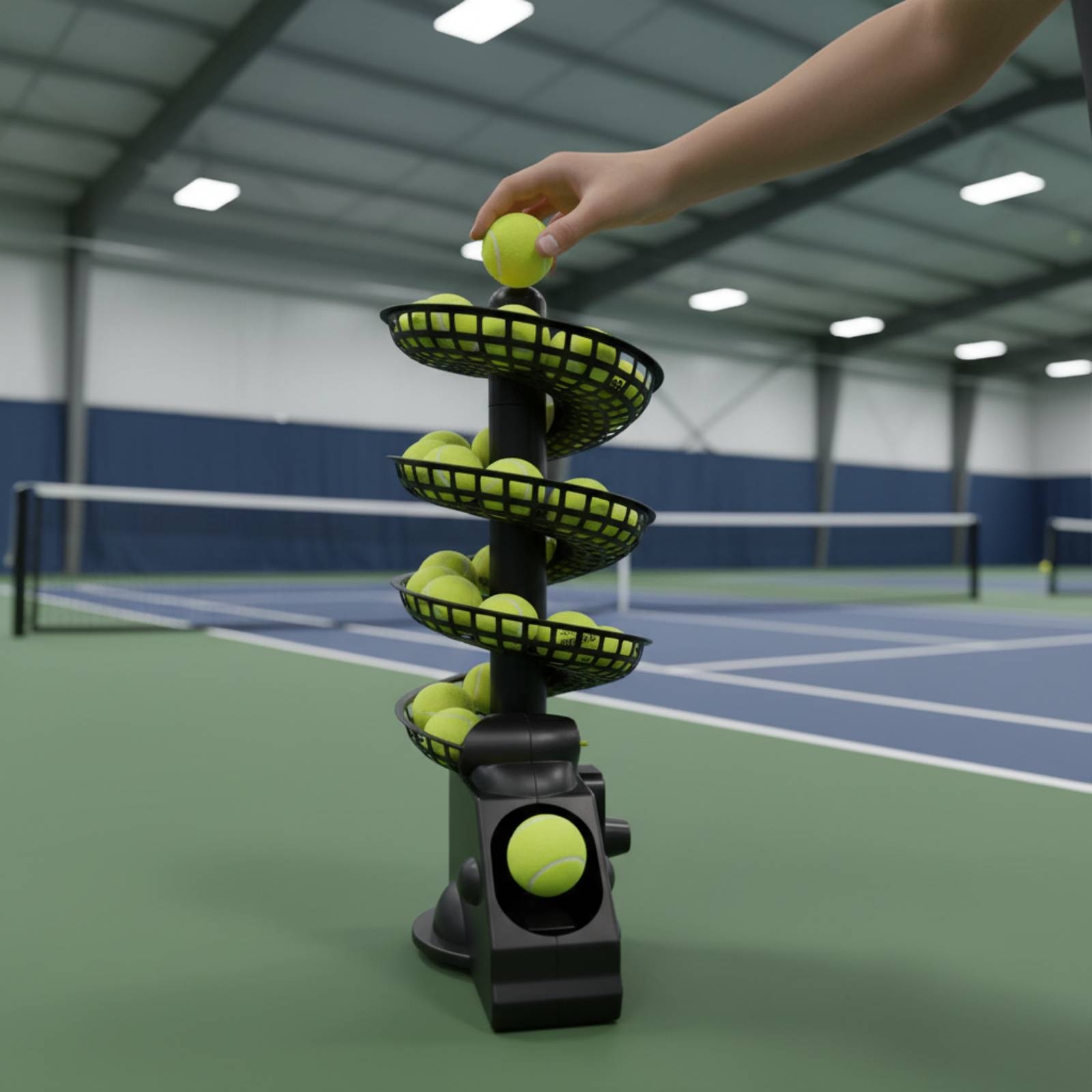 Portable Tennis Ball Machine M - đánh giá và giá Sports Equipment For Training